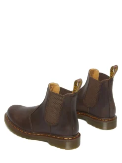 Dr. Martens Brown 2976 Crazy Horse Chelsea Leather Boots