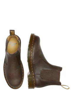 Dr. Martens Brown 2976 Crazy Horse Chelsea Leather Boots