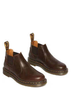Dr. Martens Brown 2976 Lo Kelp Chelsea Leather Boots