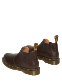 Dr. Martens Brown 2976 Lo Kelp Chelsea Leather Boots