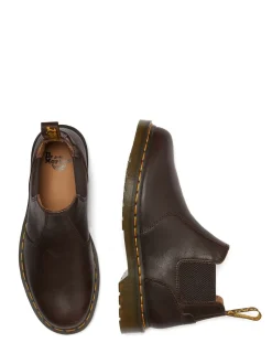 Dr. Martens Brown 2976 Lo Kelp Chelsea Leather Boots