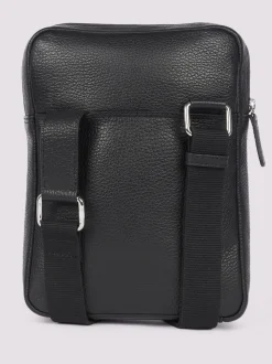 Duchamp Black Mens Cross-Body Bag