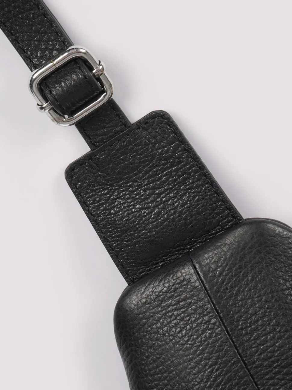Duchamp Black Mens Cross-Body Sling Bag