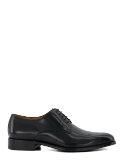 Dune London Black Ground Wide Fit Salisburry Classic Oxford Shoes