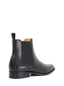 Dune London Black Manson Premium Chelsea Boots