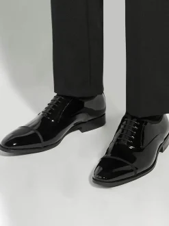 Dune London Black Shuffle Oxford Shoes