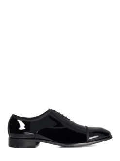 Dune London Black Shuffle Oxford Shoes