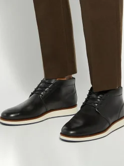 Dune London Black Smoky Lace Up Boots