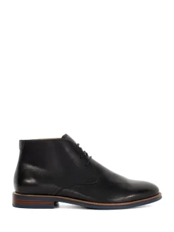 Dune London Black Standard Fit Millers Comfort Sole Chukka Boots