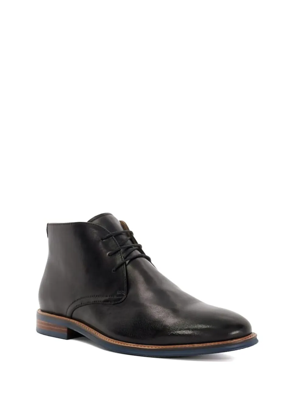 Dune London Black Standard Fit Millers Comfort Sole Chukka Boots