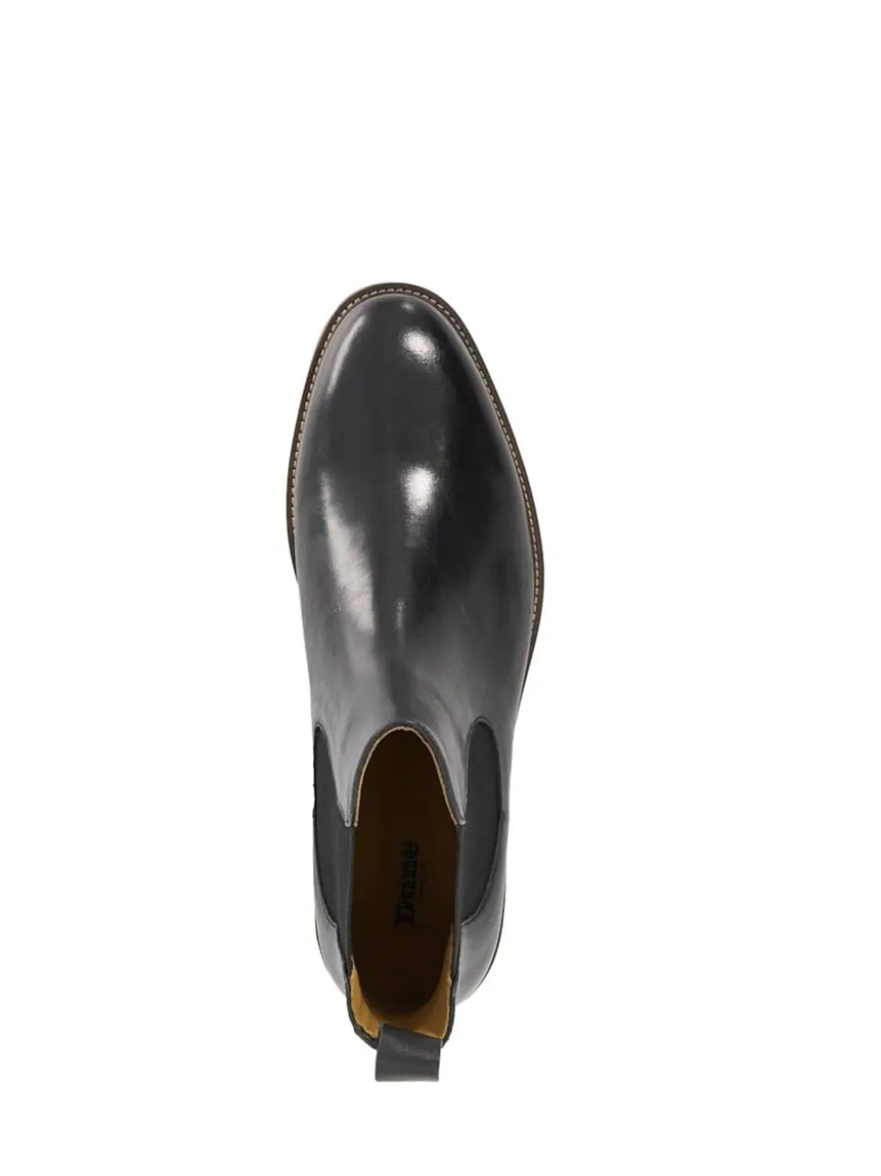 Dune London Black Standard Fit Maisen Stitch Rand Chelsea Boots