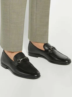 Dune London Black Standard Fit Seymore Flex Sole Trim Loafers