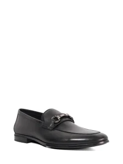 Dune London Black Standard Fit Seymore Flex Sole Trim Loafers