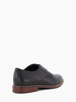 Dune London Black Standard Fit Stanleyy Soft Leather Gibson Shoes