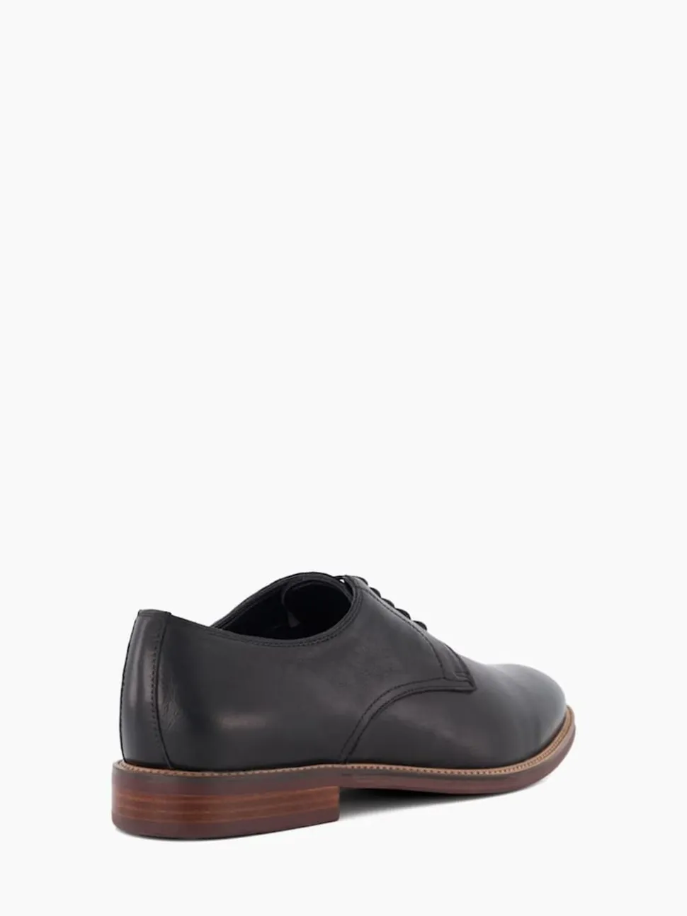 Dune London Black Standard Fit Stanleyy Soft Leather Gibson Shoes