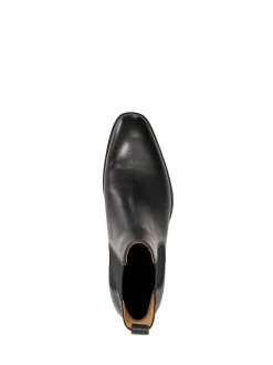 Dune London Black Wide Fit Matchin Chelsea Boots