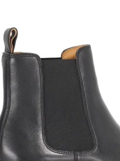 Dune London Black Wide Fit Matchin Chelsea Boots
