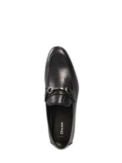 Dune London Black Wide Fit Seymore Flex Sole Trim Loafers