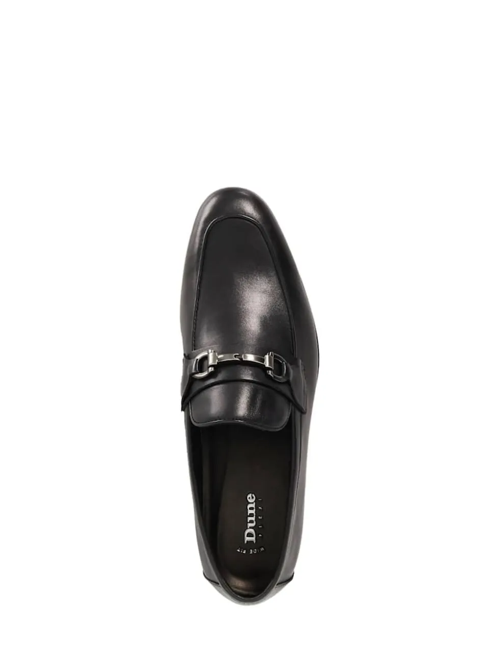 Dune London Black Wide Fit Seymore Flex Sole Trim Loafers