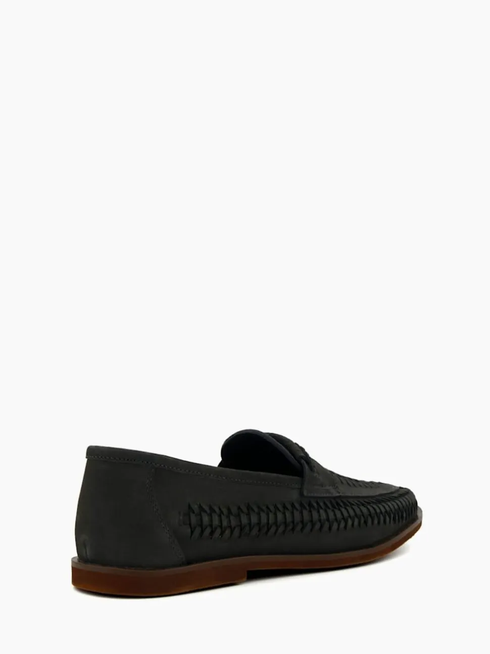 Dune London Blue Brickles Woven Loafers