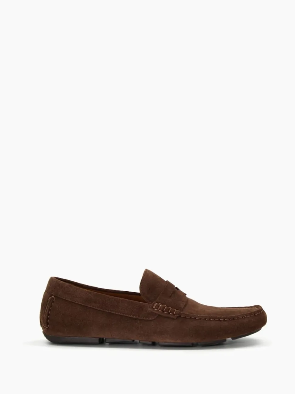 Dune London Brown Bradlay Saddle Driver Shoes