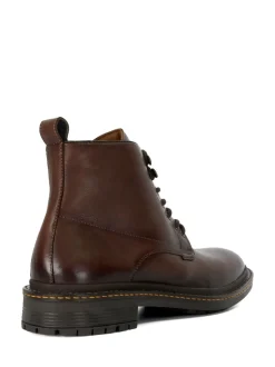 Dune London Brown Calio Lace Up Boots