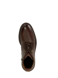 Dune London Brown Calio Lace Up Boots