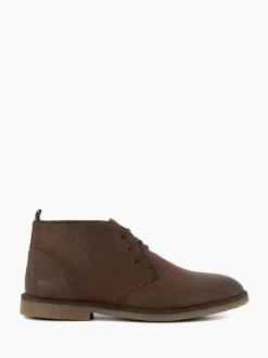 Dune London Brown Cashed Chukka Boots