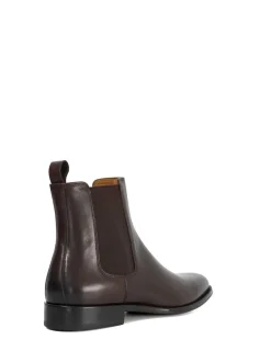 Dune London Brown Manson Premium Chelsea Boots