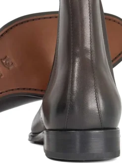 Dune London Brown Manson Premium Chelsea Boots