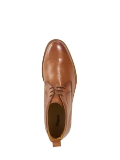 Dune London Brown Maxxy Contrast Rand Chukka Boots