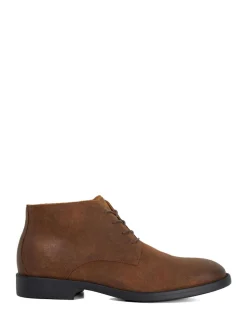 Dune London Brown Sainty Casual Boots