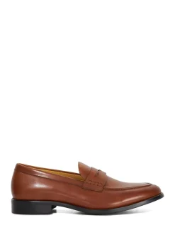 Dune London Brown Skylers Loafers