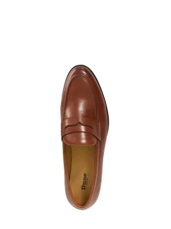 Dune London Brown Skylers Loafers