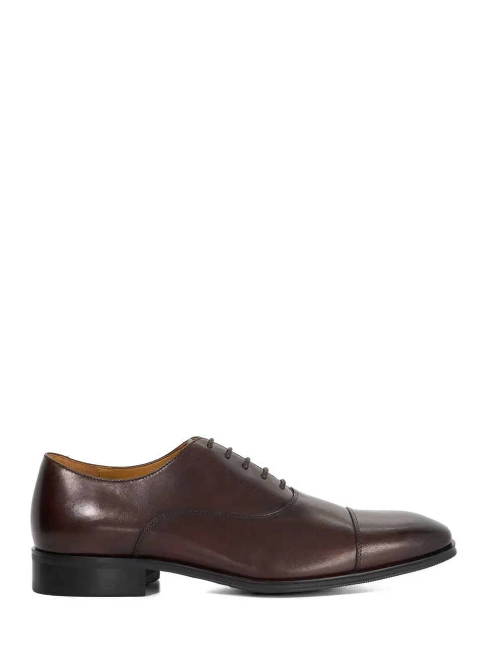 Dune London Brown Standard Fit Solver Oxford Shoes