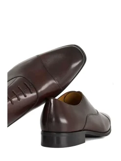 Dune London Brown Standard Fit Solver Oxford Shoes