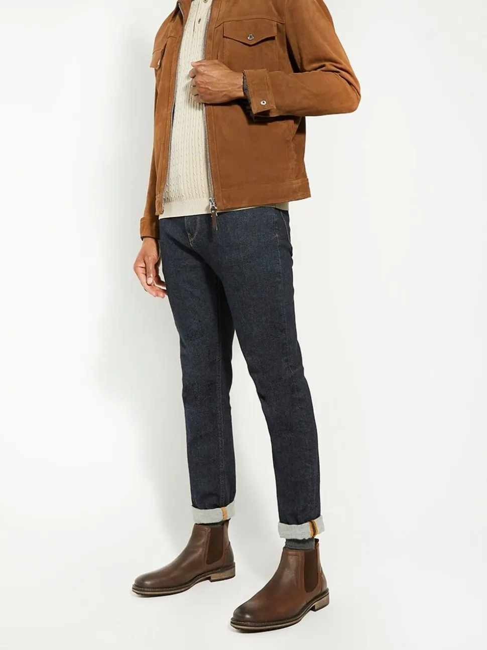 Dune London Brown Standard Fit Chorleys Chelsea Boots