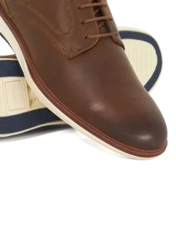 Dune London Brown Standard Fit Brydon Hybrid Sole Gibson Shoes