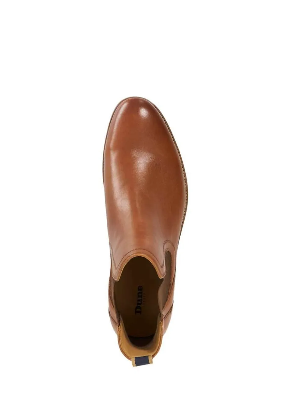 Dune London Brown Standard Fit Mckinley Constrast Sole Chelsea Boots