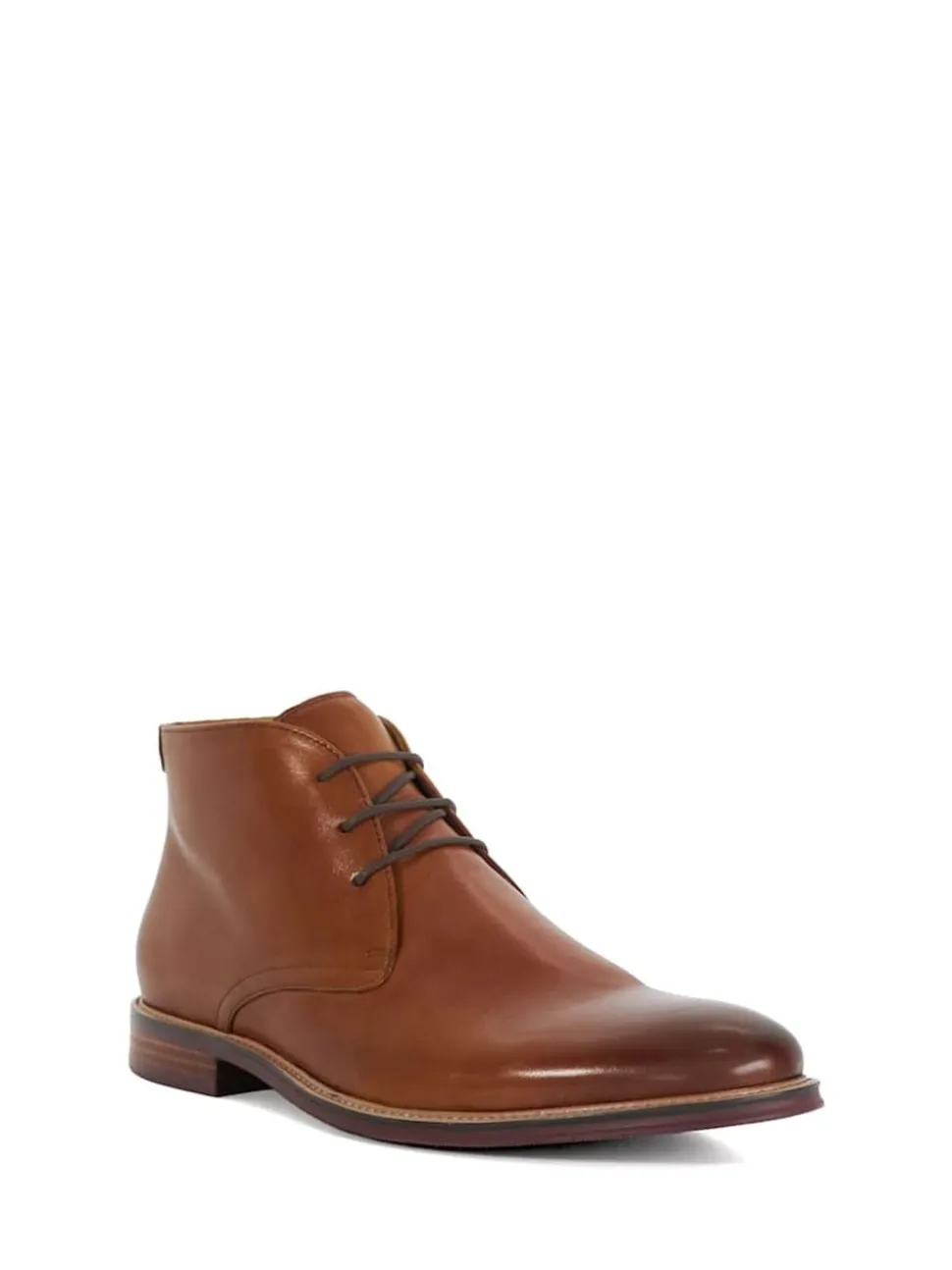 Dune London Brown Standard Fit Millers Comfort Sole Chukka Boots