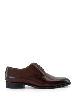 Dune London Brown Wide Fit Salisburry Classic Oxford Shoes