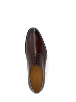 Dune London Brown Wide Fit Salisburry Classic Oxford Shoes