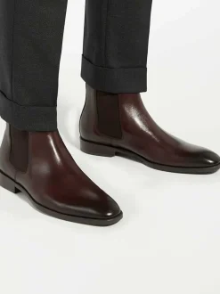 Dune London Brown Wide Fit Matchin Chelsea Boots