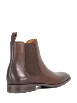 Dune London Brown Wide Fit Matchin Chelsea Boots