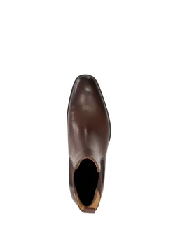 Dune London Brown Wide Fit Matchin Chelsea Boots