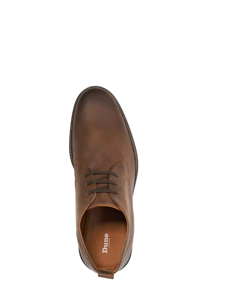 Dune London Brown Wide Fit Charleys Ankle Boots