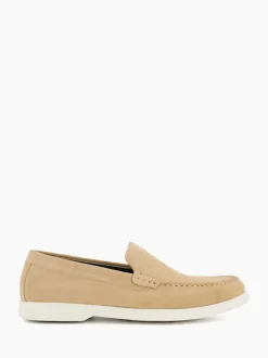Dune London Cream Buftonn Sole Loafers