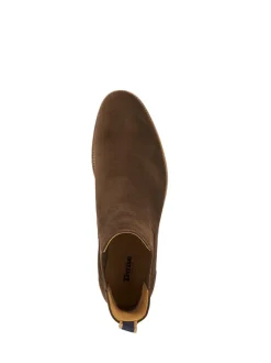 Dune London Dark Brown Standard Fit Mckinley Constrast Sole Chelsea Boots