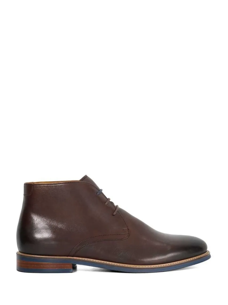 Dune London Red Standard Fit Millers Comfort Sole Chukka Boots