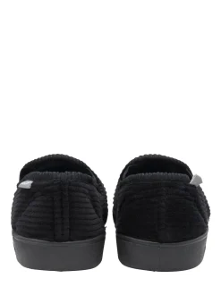Dunlop Black Full Shoe Slippers